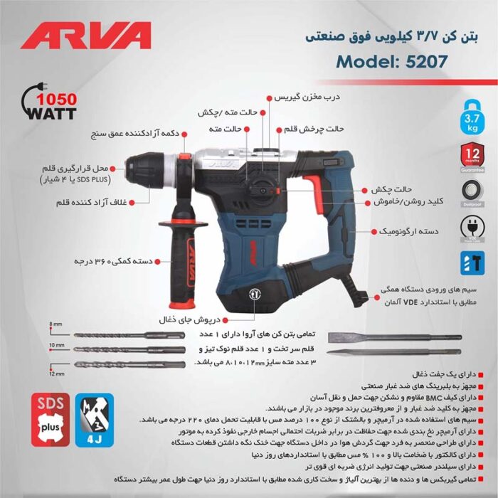 بتن‌کن آروا 5207 - Image 5