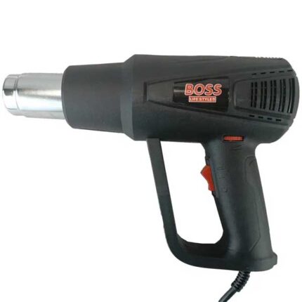 سشوار صنعتی دیمردار باس مدل BS Heat Gun مناسب رنگ‌برداری، روکش حرارتی، فرم‌دهی پلاستیک و تعمیرات